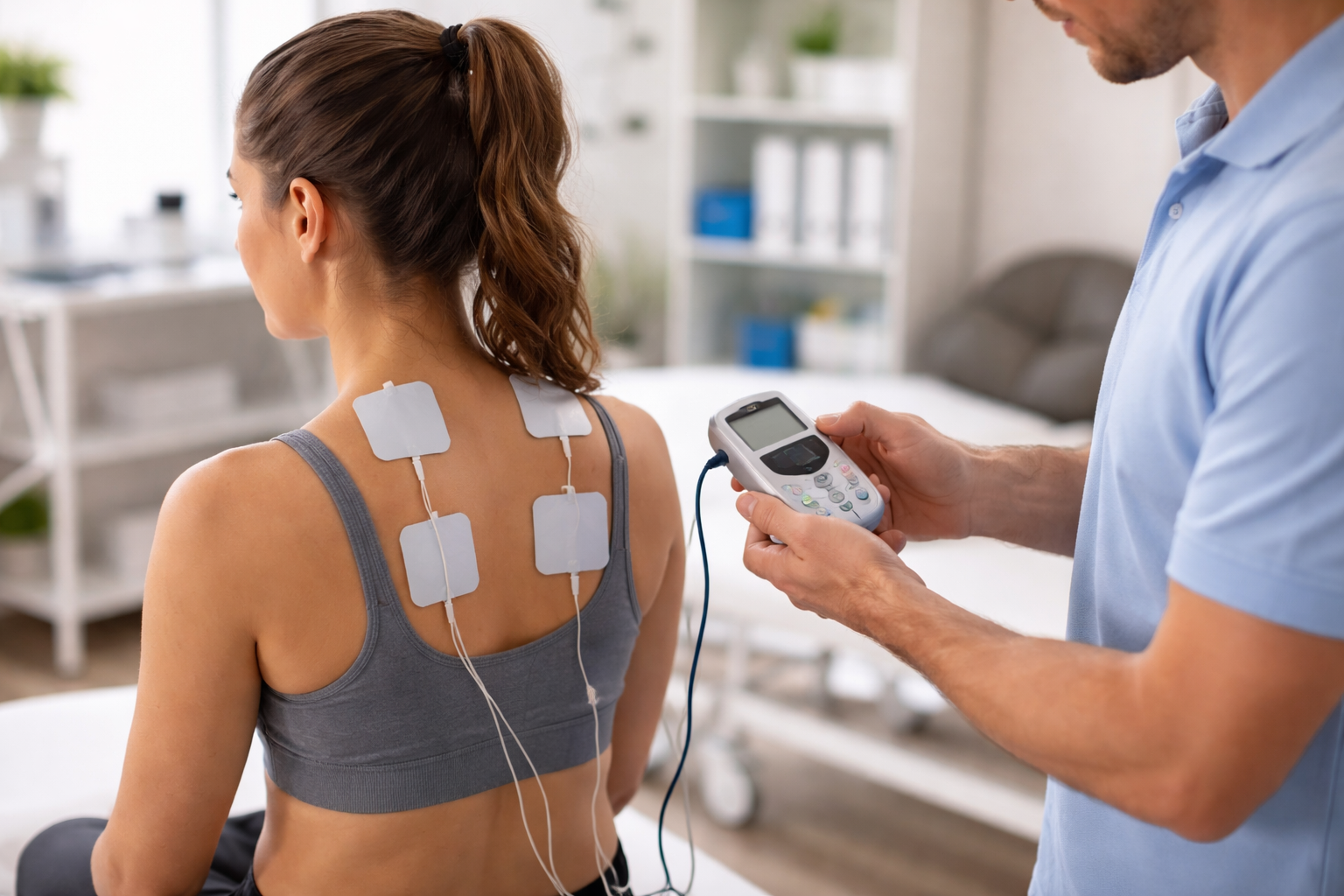 Transcutaneous Electrical Nerve Stimulation TENS Therapy for Pain Relief in Physiotherapy | Dr. Aaryan Physio